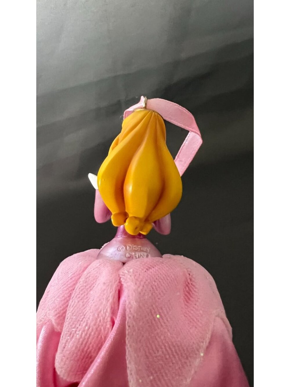 Disney Princess Aurora Ornament Pink Glittery Gown Sparkle Design - Picture 4 of 5